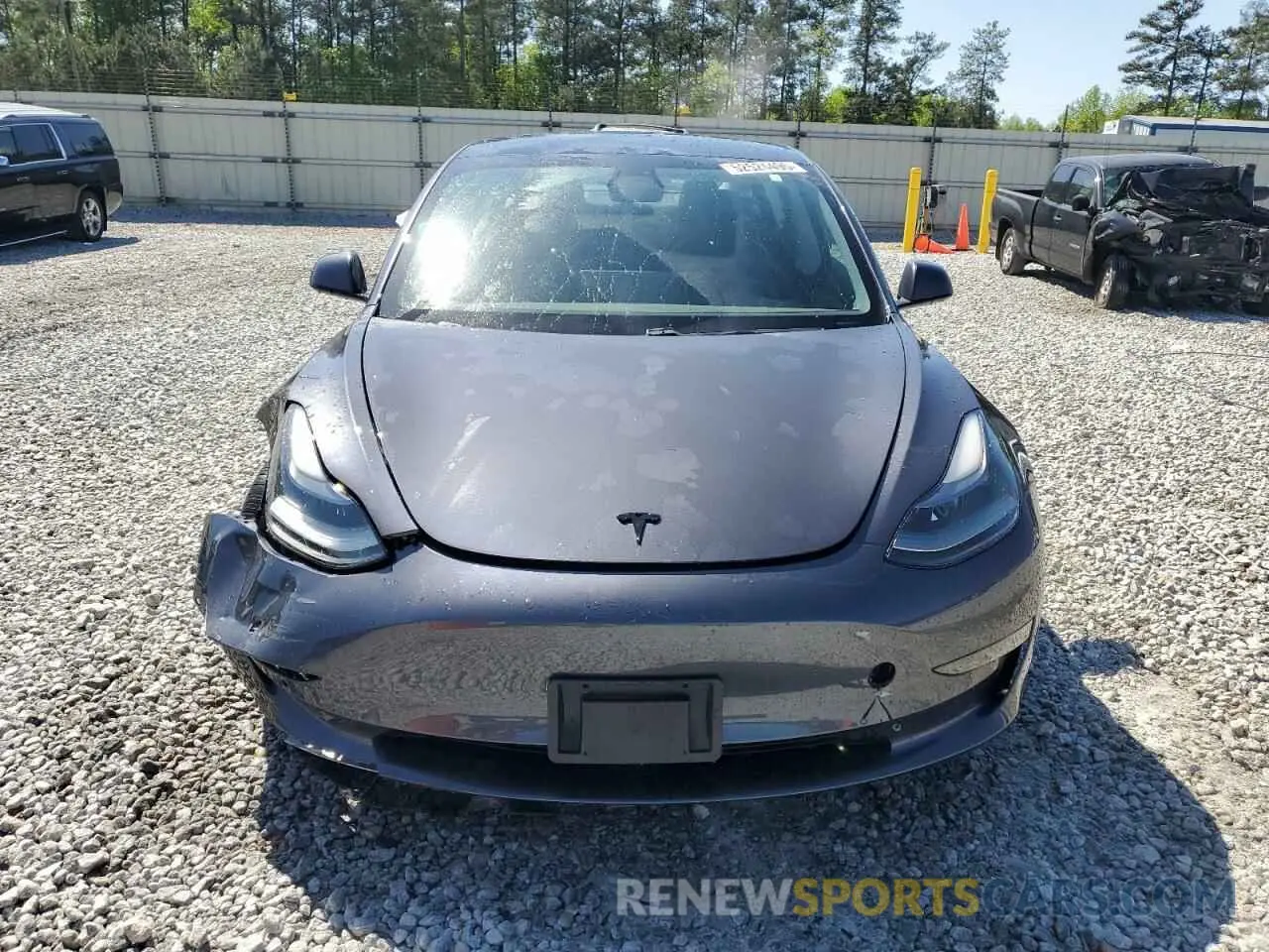 5 Photograph of a damaged car 5YJ3E1EB7MF014824 TESLA MODEL 3 2021