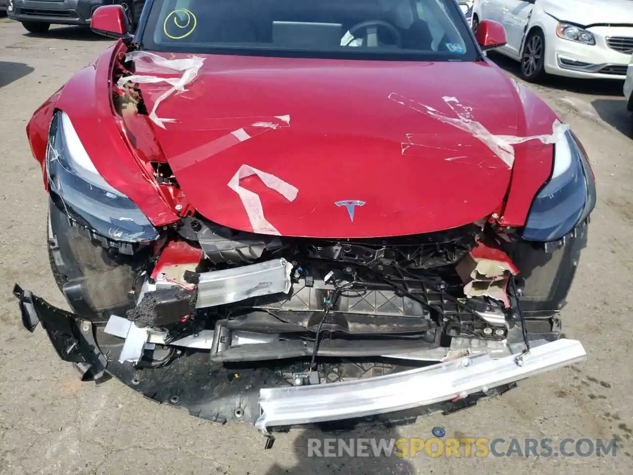 9 Photograph of a damaged car 5YJ3E1EB7MF019778 TESLA MODEL 3 2021