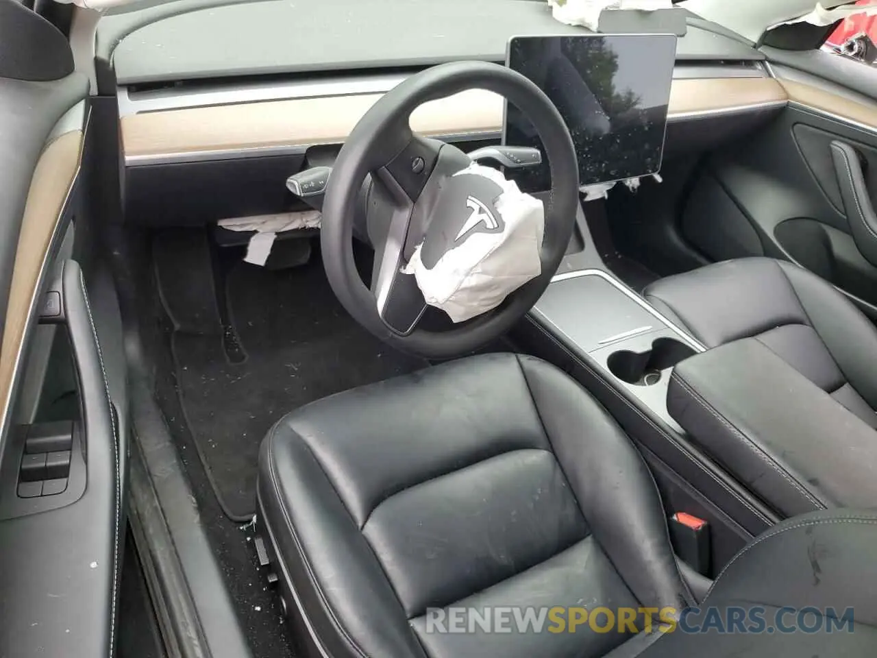 8 Photograph of a damaged car 5YJ3E1EB7MF031459 TESLA MODEL 3 2021