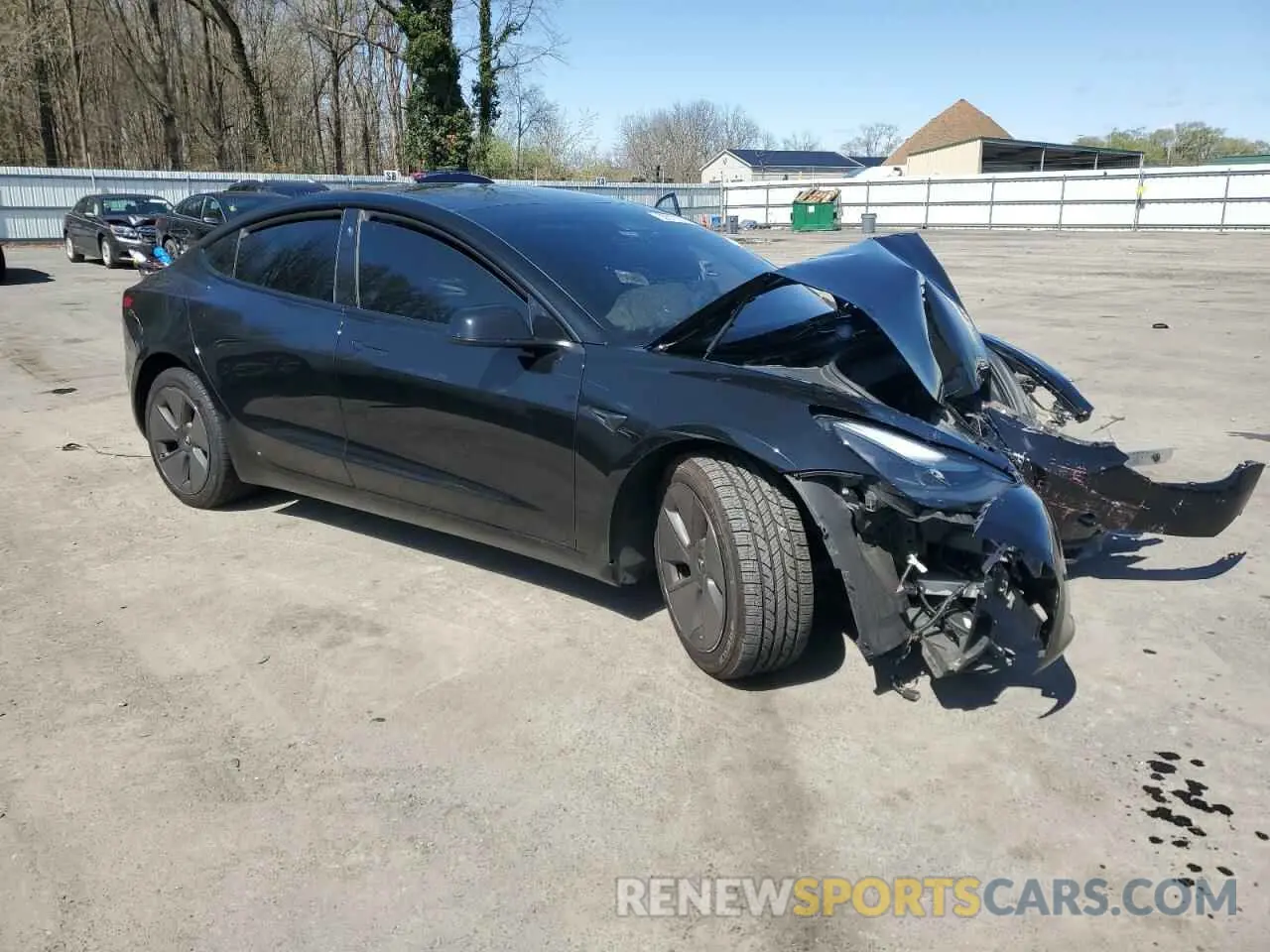 4 Photograph of a damaged car 5YJ3E1EB7MF035544 TESLA MODEL 3 2021