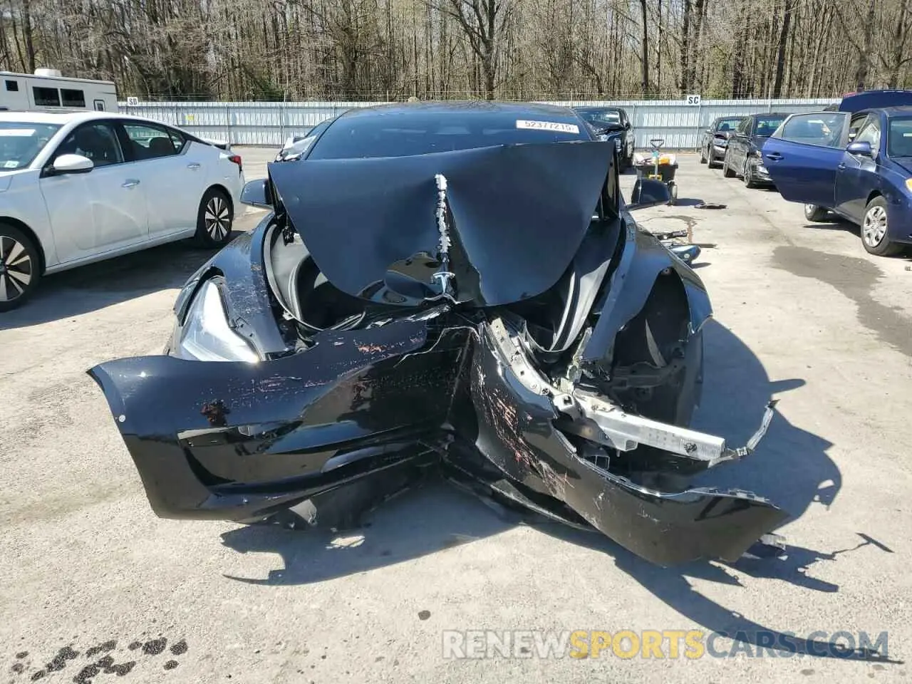 5 Photograph of a damaged car 5YJ3E1EB7MF035544 TESLA MODEL 3 2021