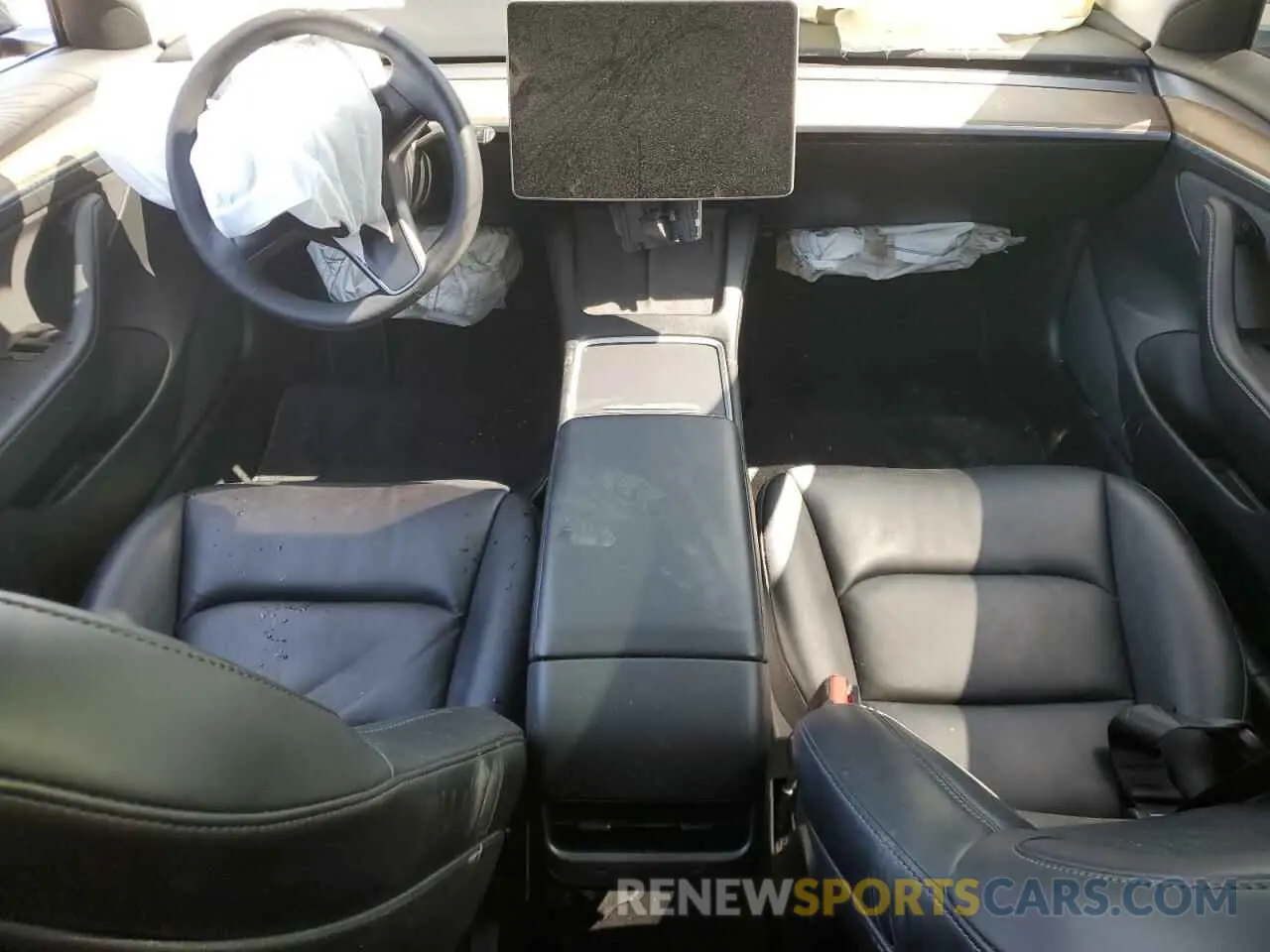 8 Photograph of a damaged car 5YJ3E1EB7MF035544 TESLA MODEL 3 2021