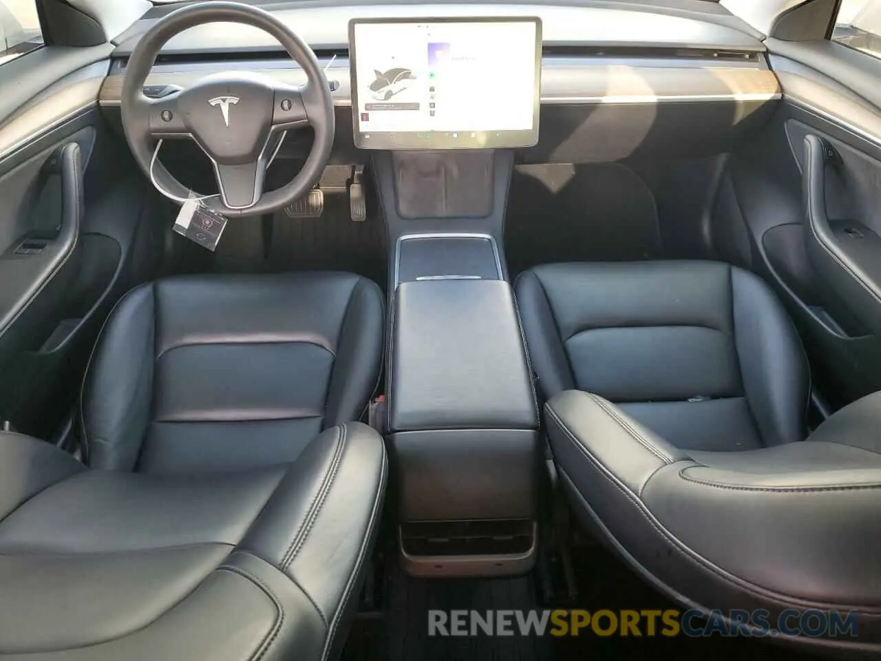 8 Photograph of a damaged car 5YJ3E1EB7MF044096 TESLA MODEL 3 2021