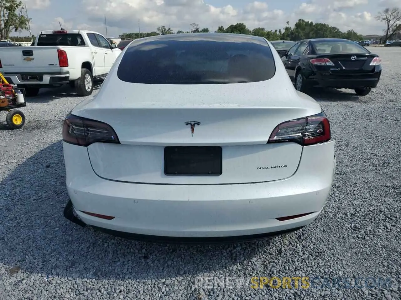 6 Photograph of a damaged car 5YJ3E1EB7MF049668 TESLA MODEL 3 2021