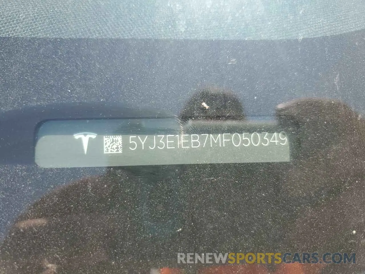 12 Photograph of a damaged car 5YJ3E1EB7MF050349 TESLA MODEL 3 2021