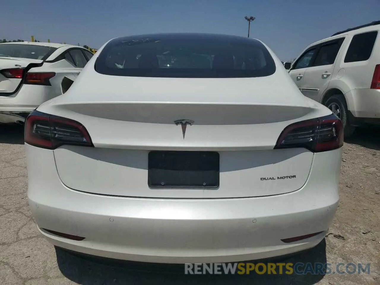 6 Photograph of a damaged car 5YJ3E1EB7MF050349 TESLA MODEL 3 2021
