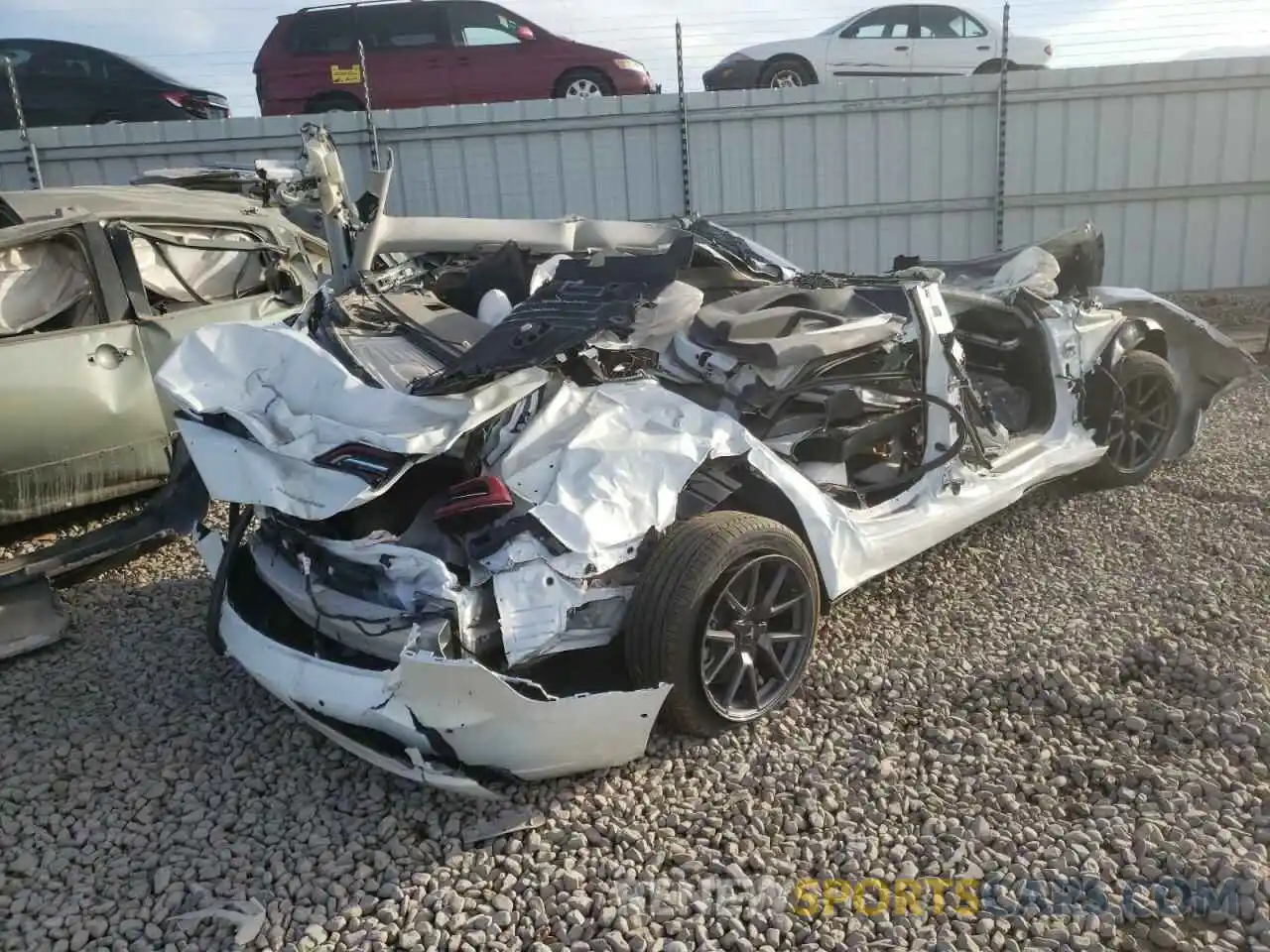 4 Photograph of a damaged car 5YJ3E1EB7MF051081 TESLA MODEL 3 2021