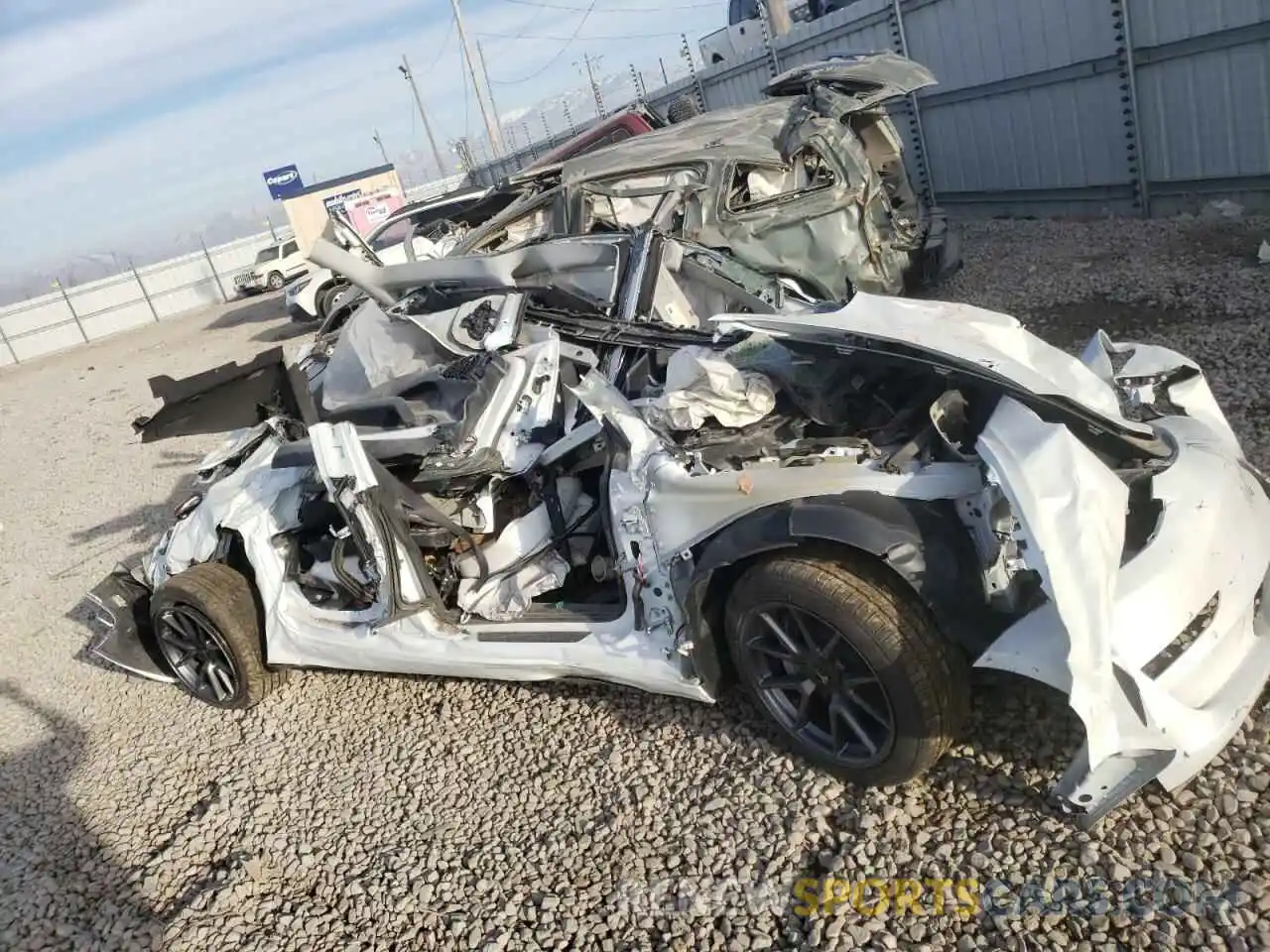 9 Photograph of a damaged car 5YJ3E1EB7MF051081 TESLA MODEL 3 2021