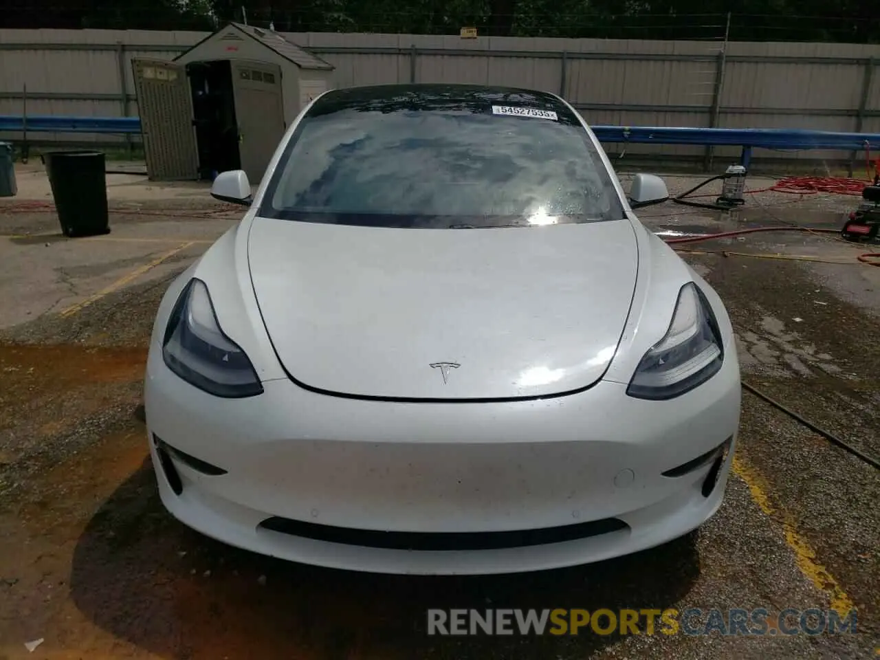 5 Photograph of a damaged car 5YJ3E1EB7MF055714 TESLA MODEL 3 2021