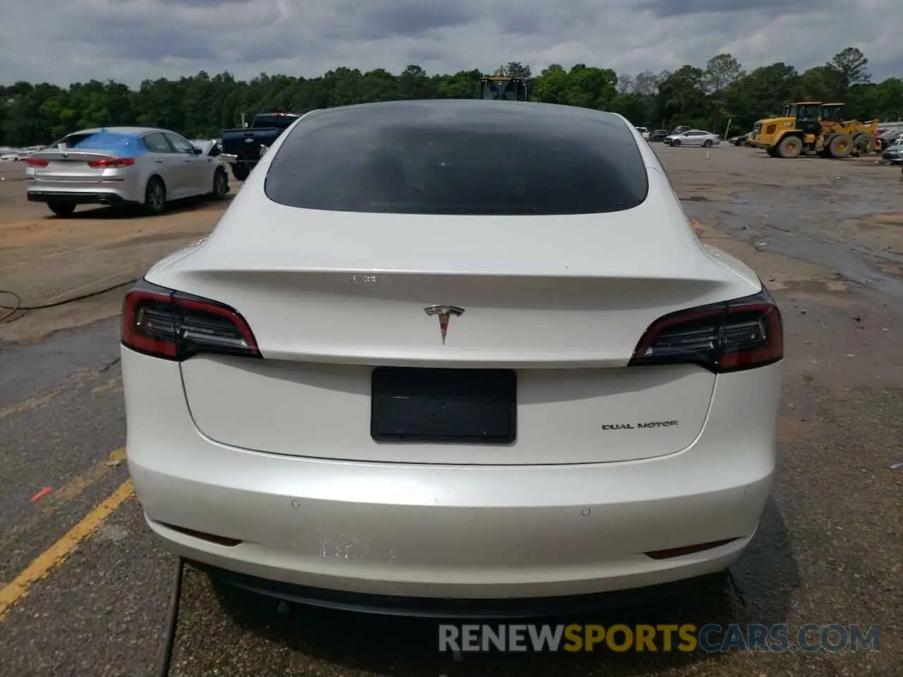 6 Photograph of a damaged car 5YJ3E1EB7MF055714 TESLA MODEL 3 2021