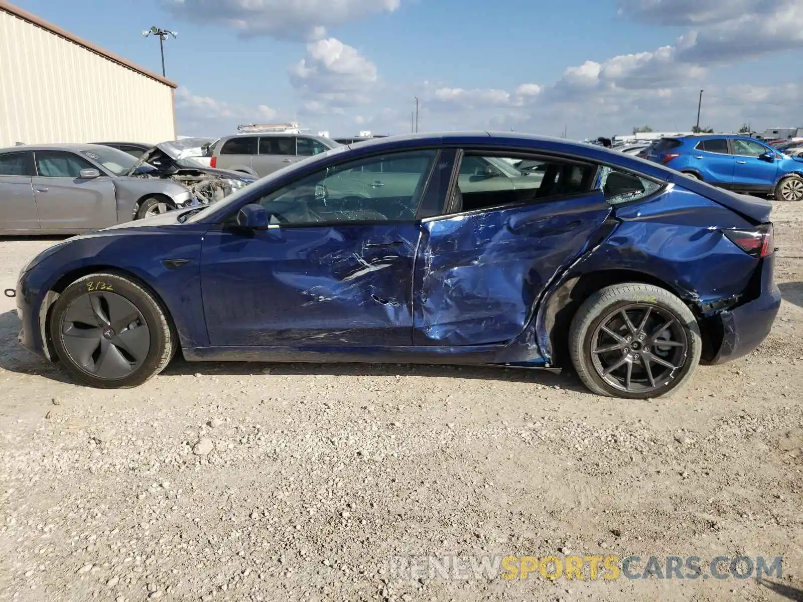 9 Photograph of a damaged car 5YJ3E1EB7MF064073 TESLA MODEL 3 2021