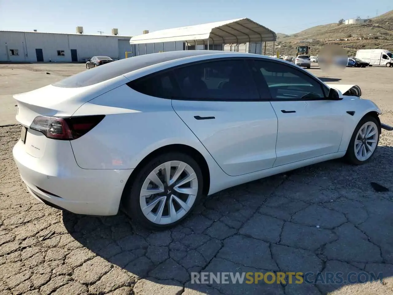 3 Photograph of a damaged car 5YJ3E1EB7MF074330 TESLA MODEL 3 2021