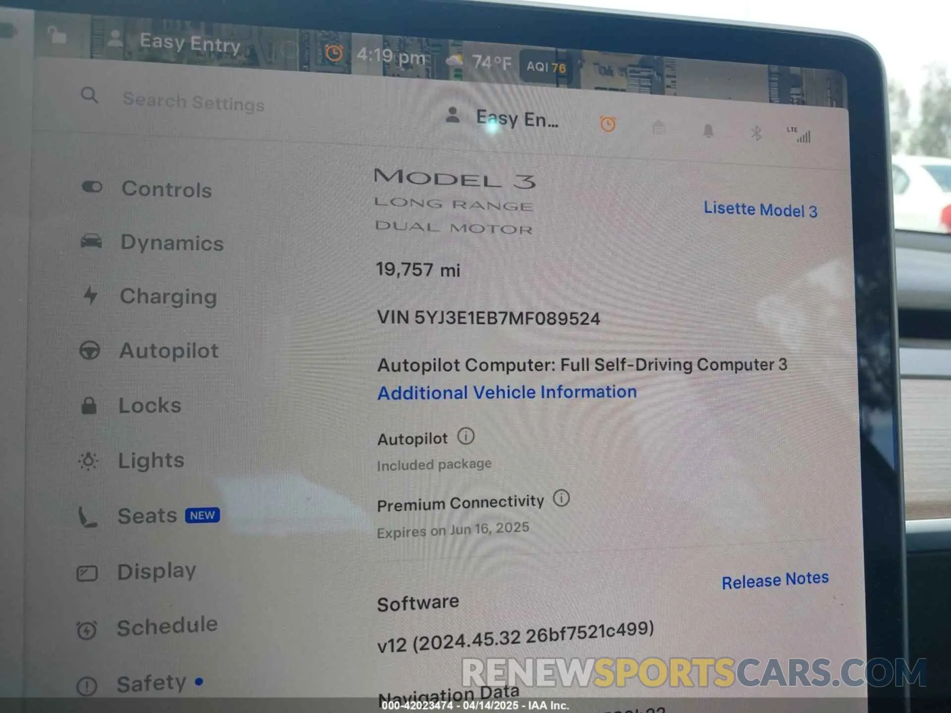 7 Photograph of a damaged car 5YJ3E1EB7MF089524 TESLA MODEL 3 2021