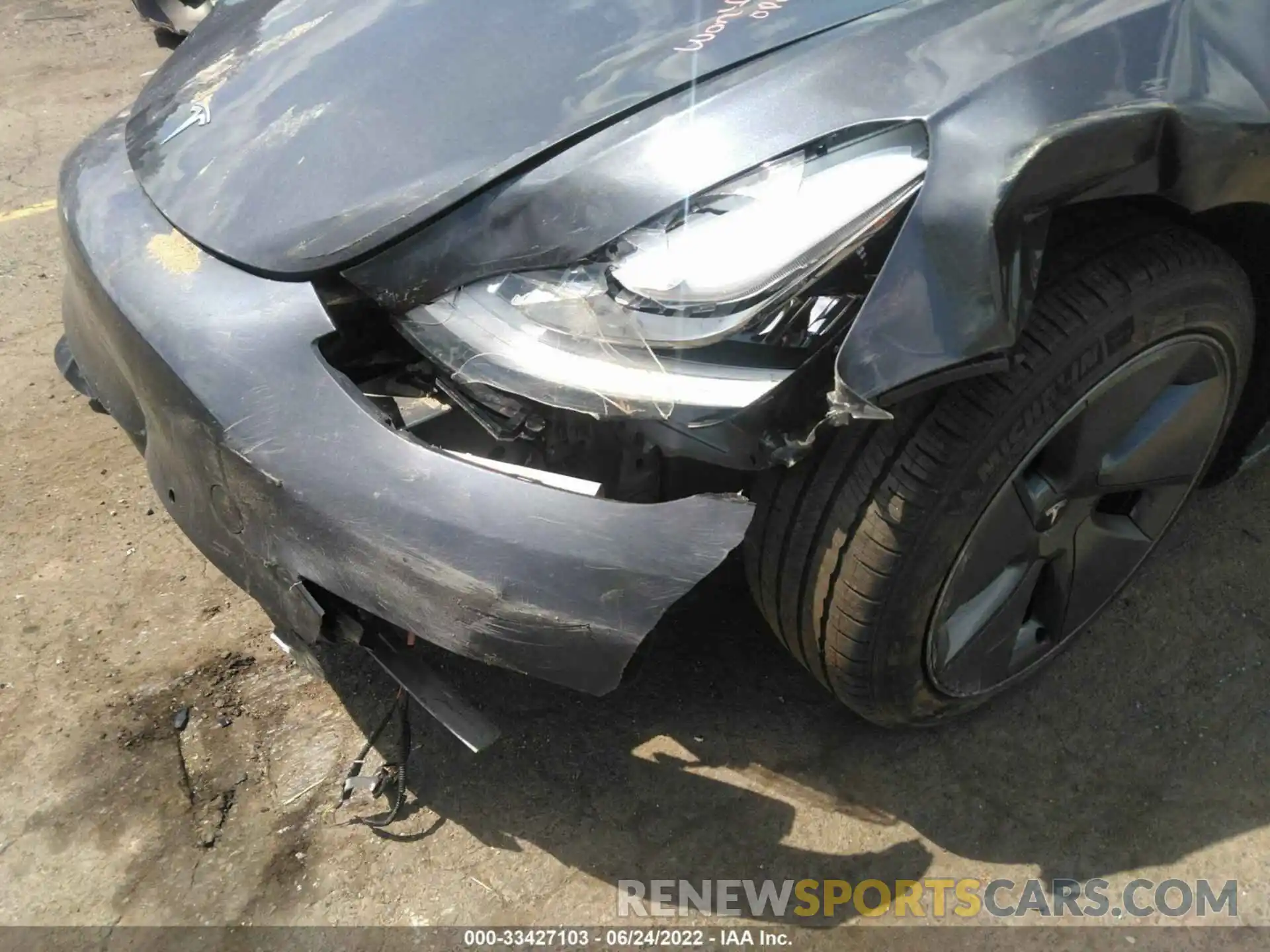 11 Photograph of a damaged car 5YJ3E1EB7MF848107 TESLA MODEL 3 2021