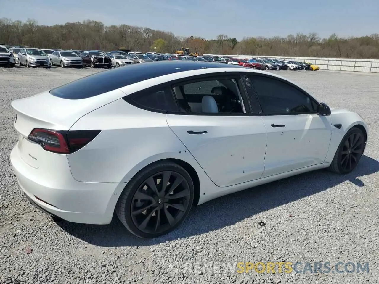 3 Photograph of a damaged car 5YJ3E1EB7MF849953 TESLA MODEL 3 2021