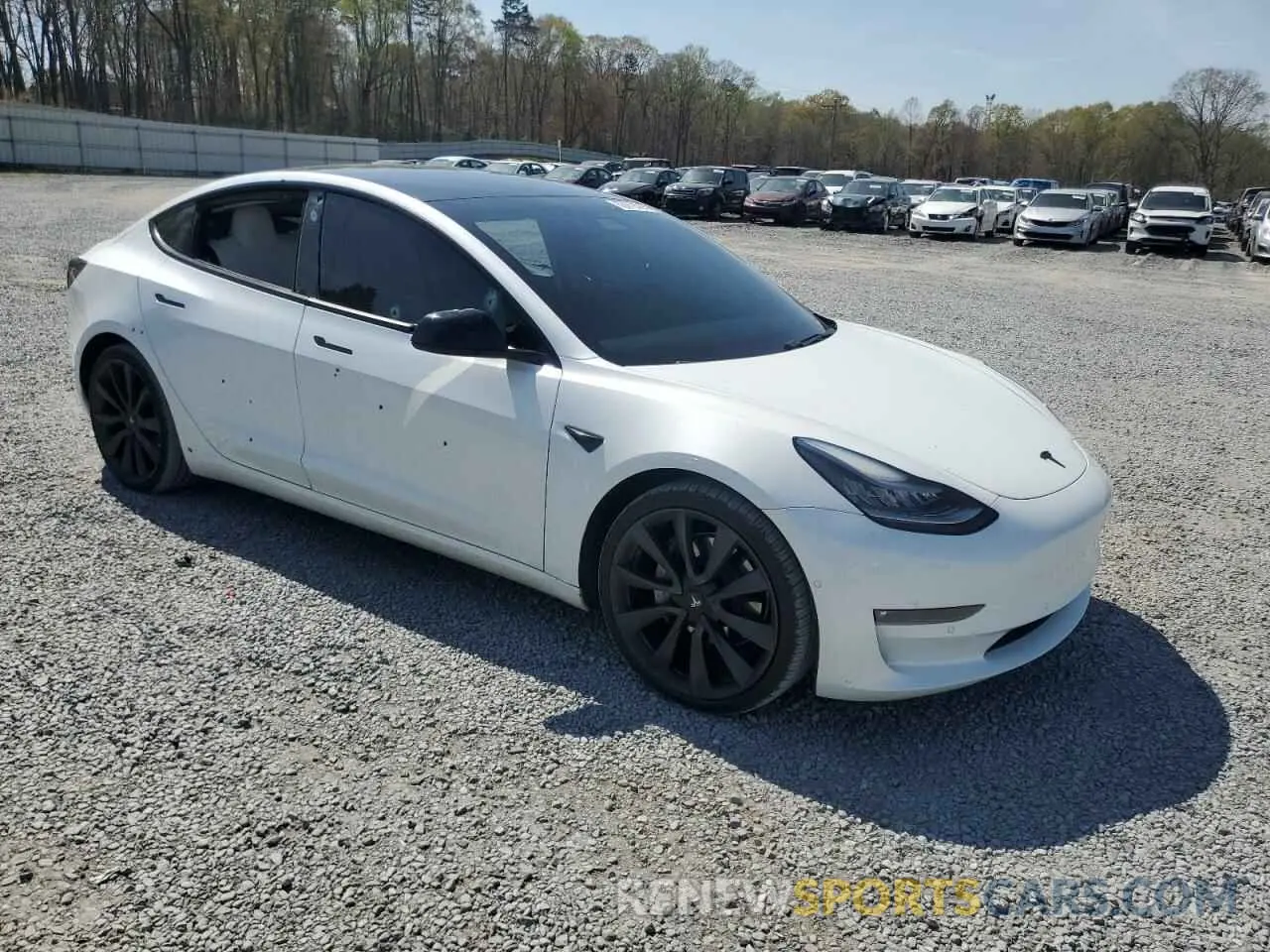 4 Photograph of a damaged car 5YJ3E1EB7MF849953 TESLA MODEL 3 2021