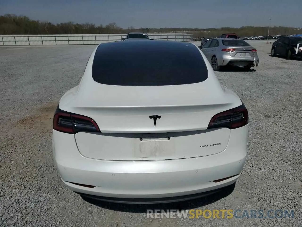 6 Photograph of a damaged car 5YJ3E1EB7MF849953 TESLA MODEL 3 2021