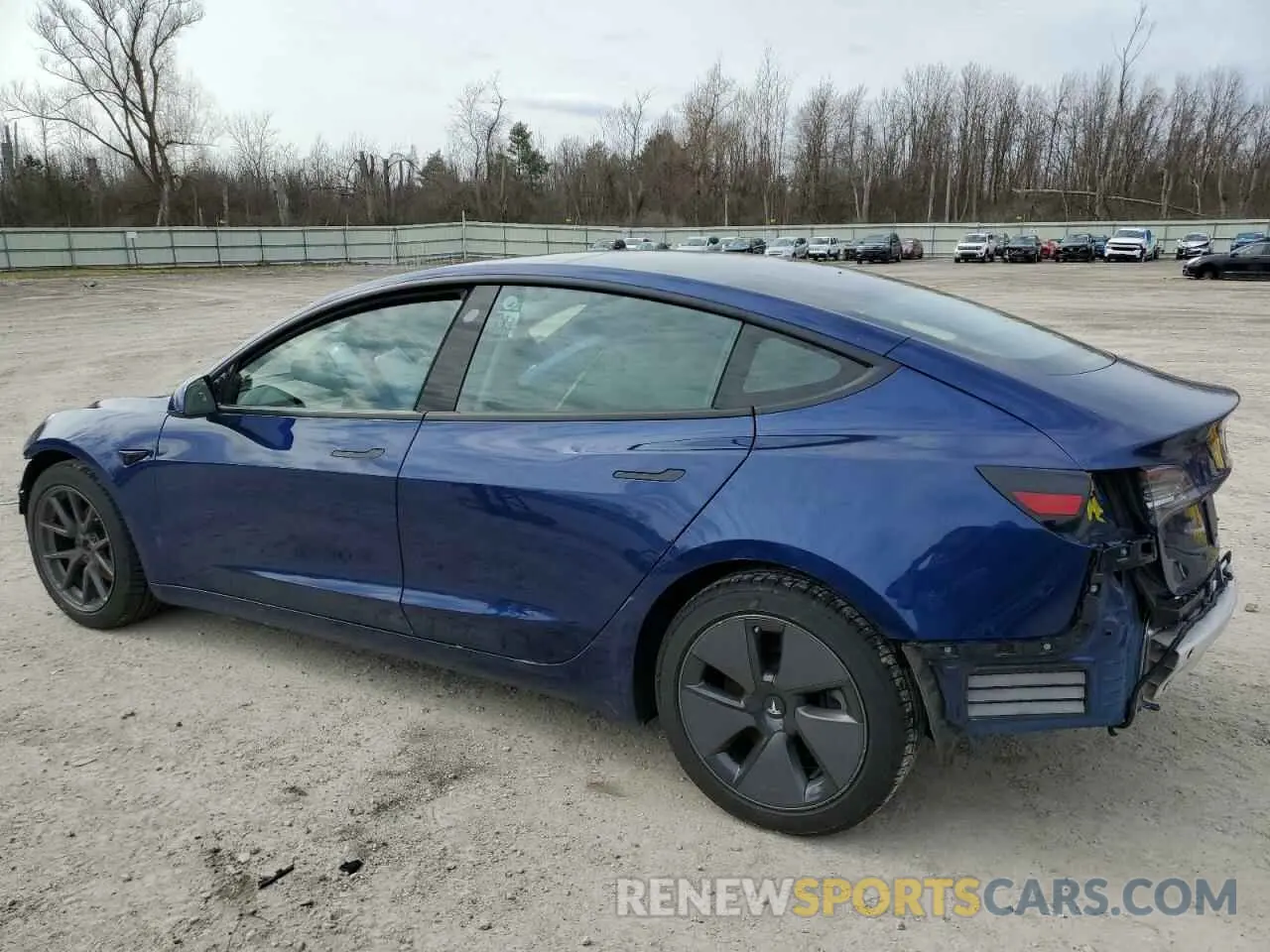 2 Photograph of a damaged car 5YJ3E1EB7MF853288 TESLA MODEL 3 2021