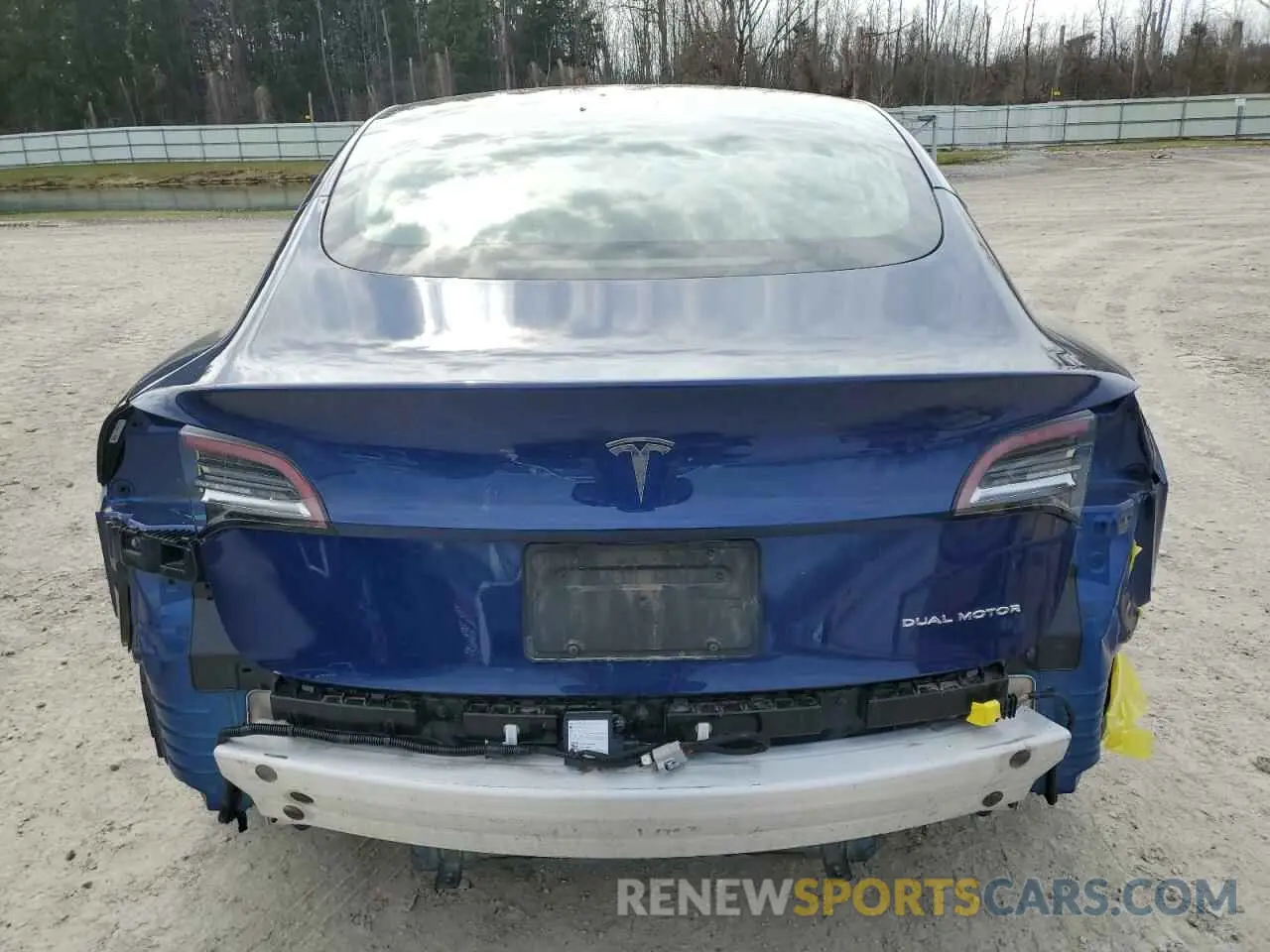 6 Photograph of a damaged car 5YJ3E1EB7MF853288 TESLA MODEL 3 2021