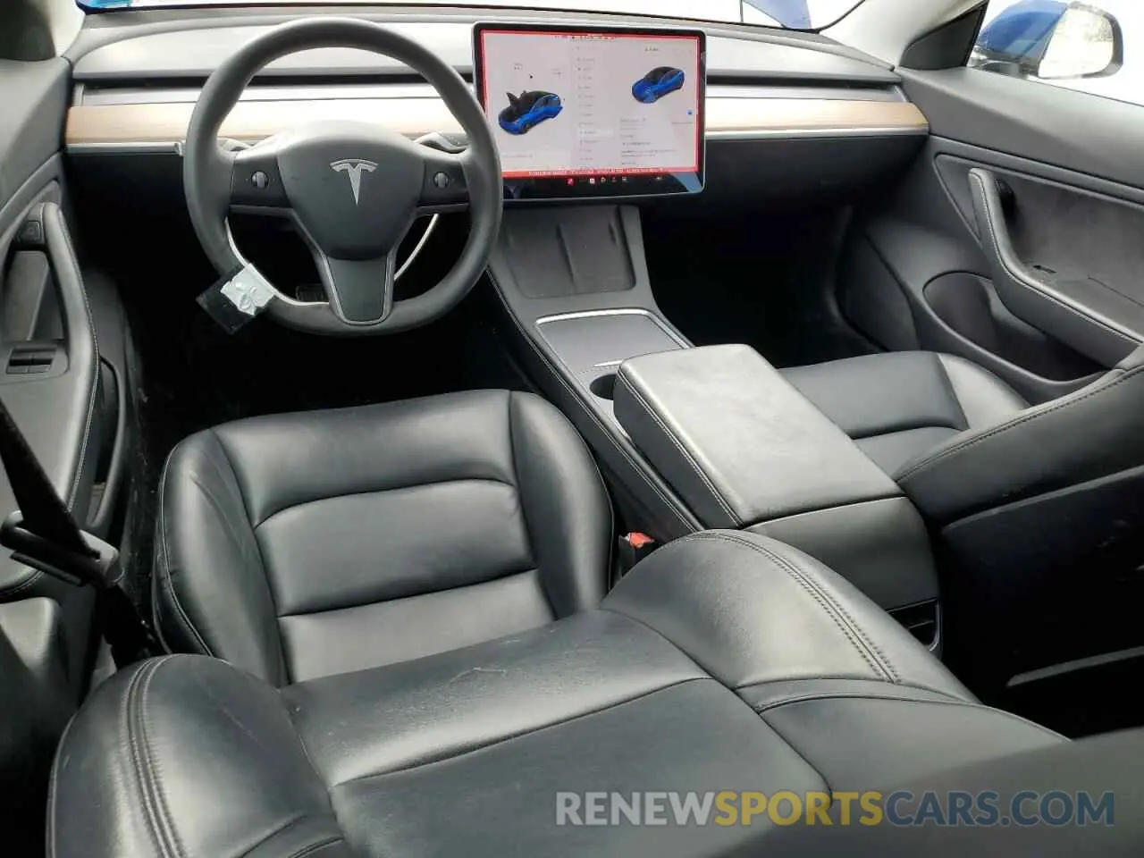 8 Photograph of a damaged car 5YJ3E1EB7MF853288 TESLA MODEL 3 2021