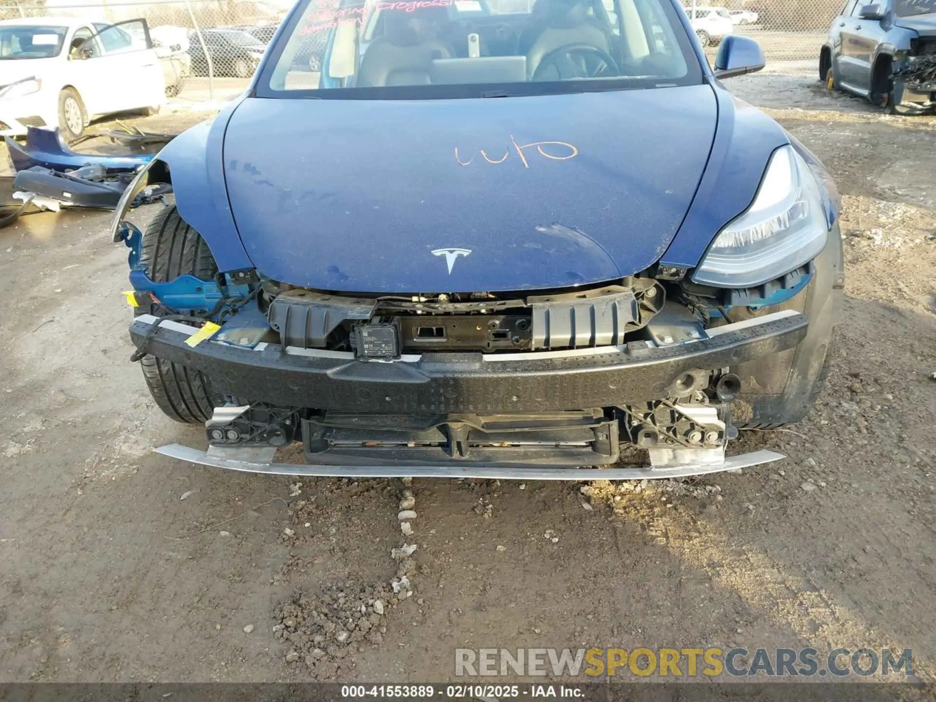 21 Photograph of a damaged car 5YJ3E1EB7MF855347 TESLA MODEL 3 2021