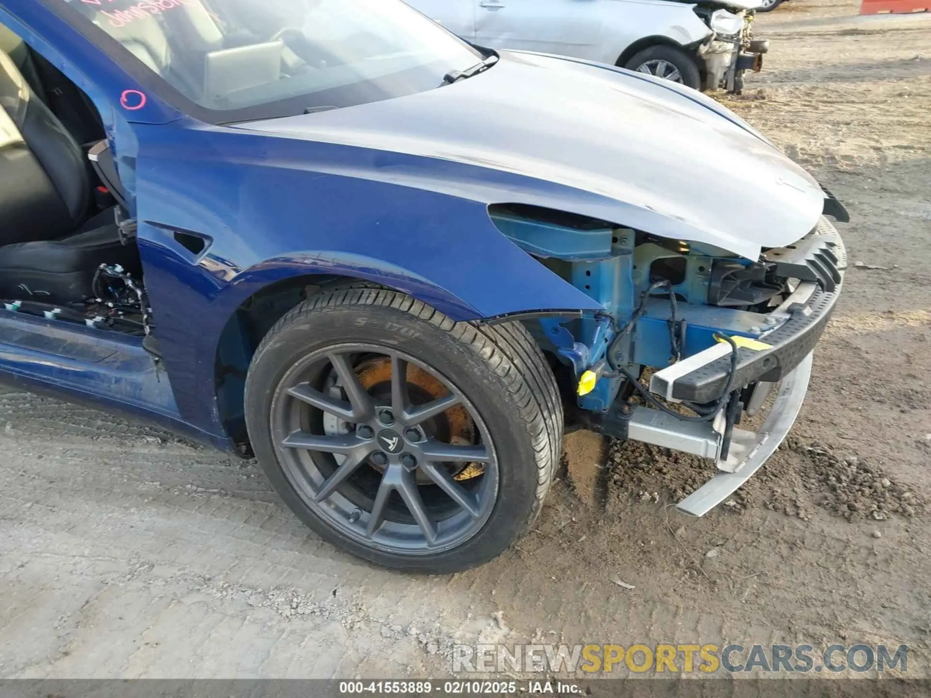 22 Photograph of a damaged car 5YJ3E1EB7MF855347 TESLA MODEL 3 2021