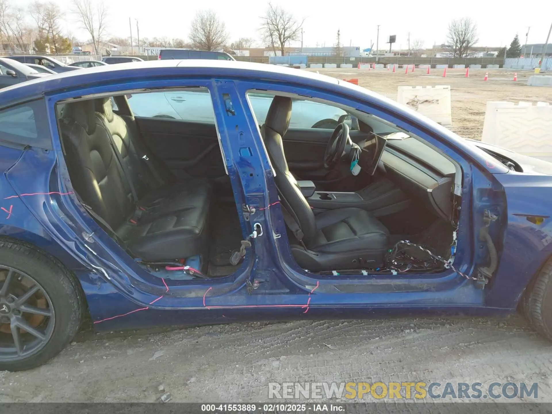 6 Photograph of a damaged car 5YJ3E1EB7MF855347 TESLA MODEL 3 2021