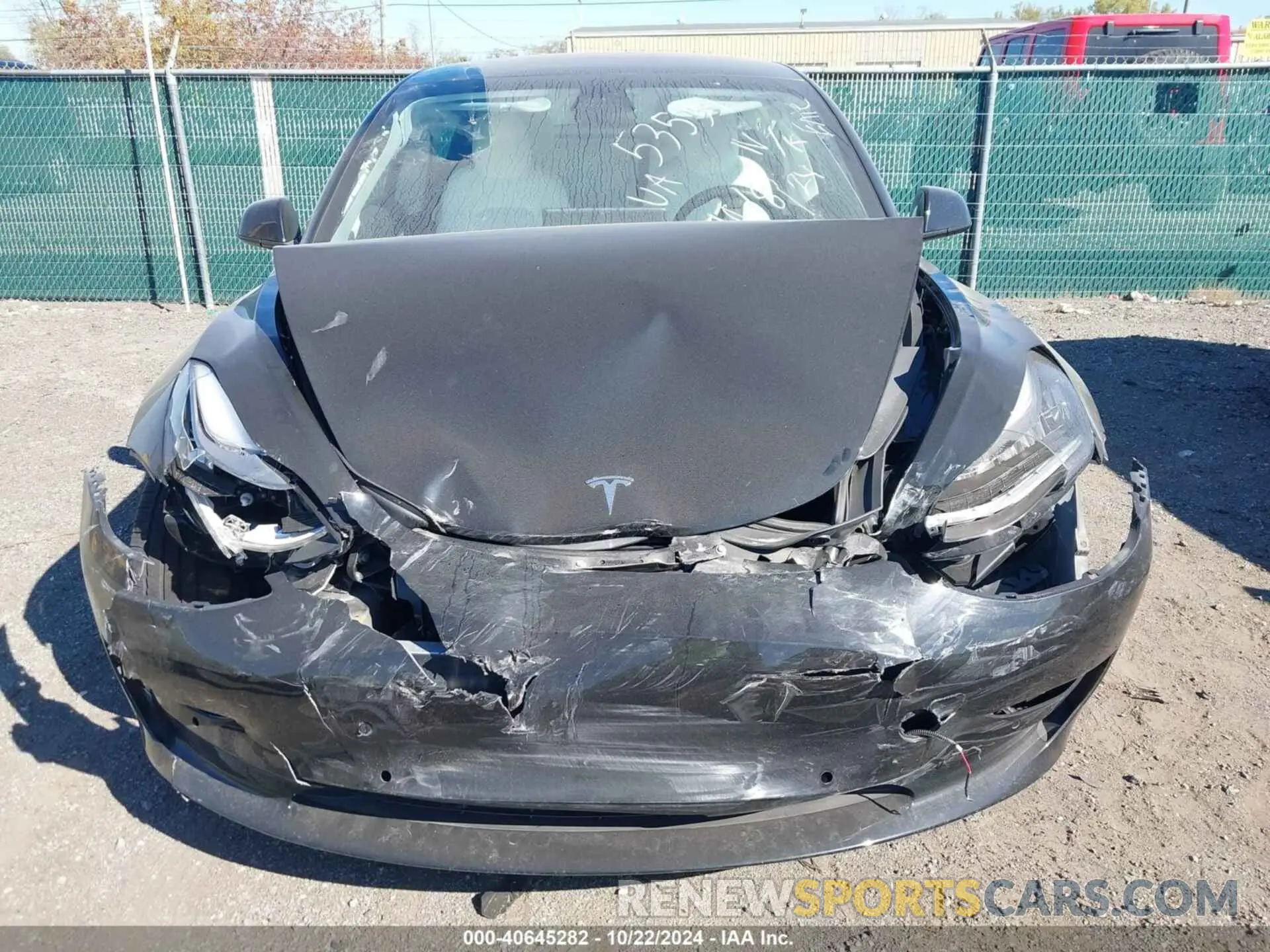 12 Photograph of a damaged car 5YJ3E1EB7MF858460 TESLA MODEL 3 2021