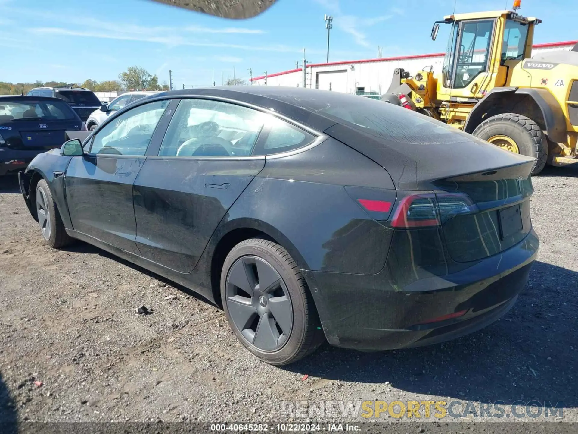 3 Photograph of a damaged car 5YJ3E1EB7MF858460 TESLA MODEL 3 2021