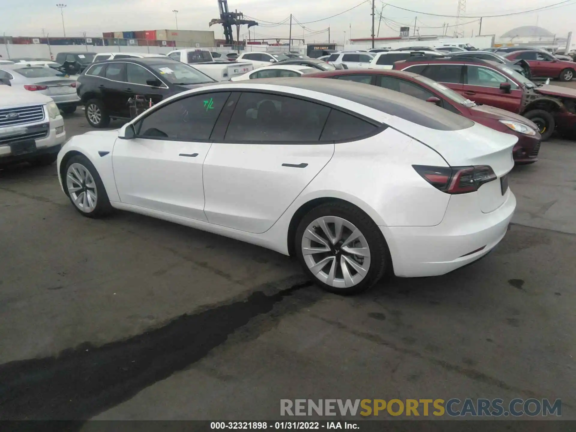 3 Photograph of a damaged car 5YJ3E1EB7MF868910 TESLA MODEL 3 2021