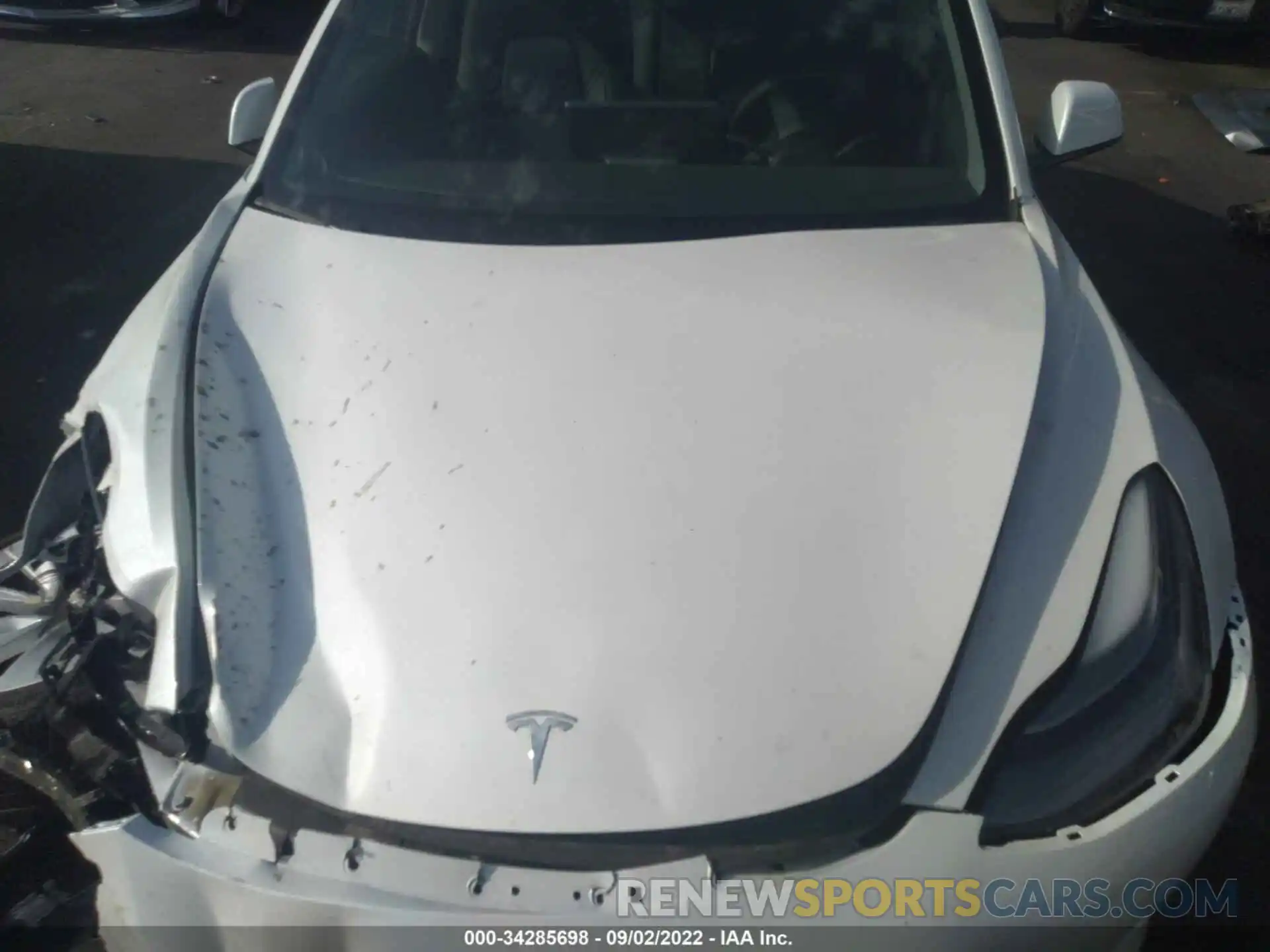 10 Photograph of a damaged car 5YJ3E1EB7MF936817 TESLA MODEL 3 2021