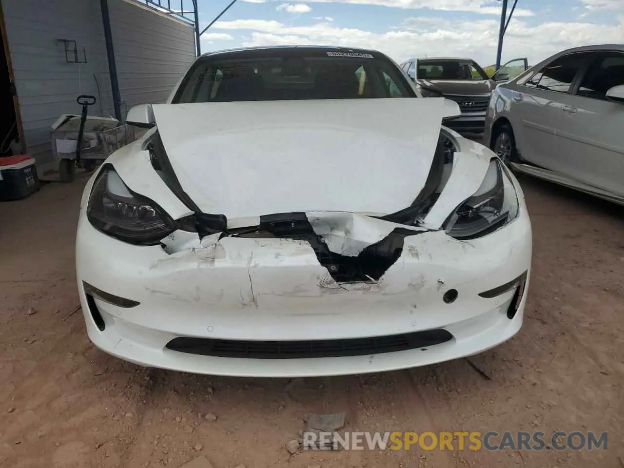 5 Photograph of a damaged car 5YJ3E1EB7MF936820 TESLA MODEL 3 2021