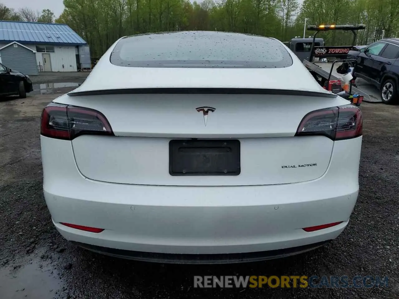 6 Photograph of a damaged car 5YJ3E1EB7MF943718 TESLA MODEL 3 2021