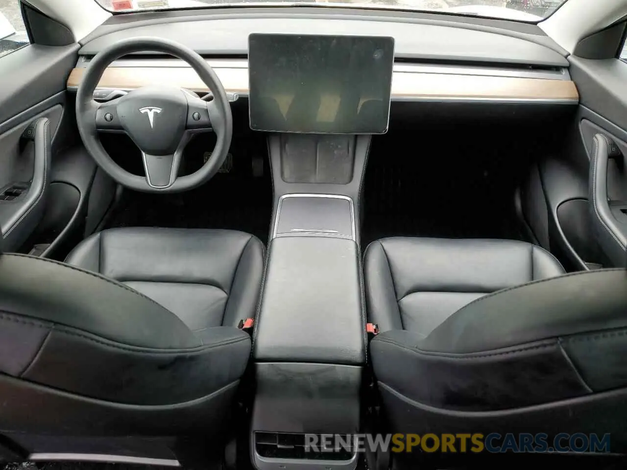 8 Photograph of a damaged car 5YJ3E1EB7MF943718 TESLA MODEL 3 2021
