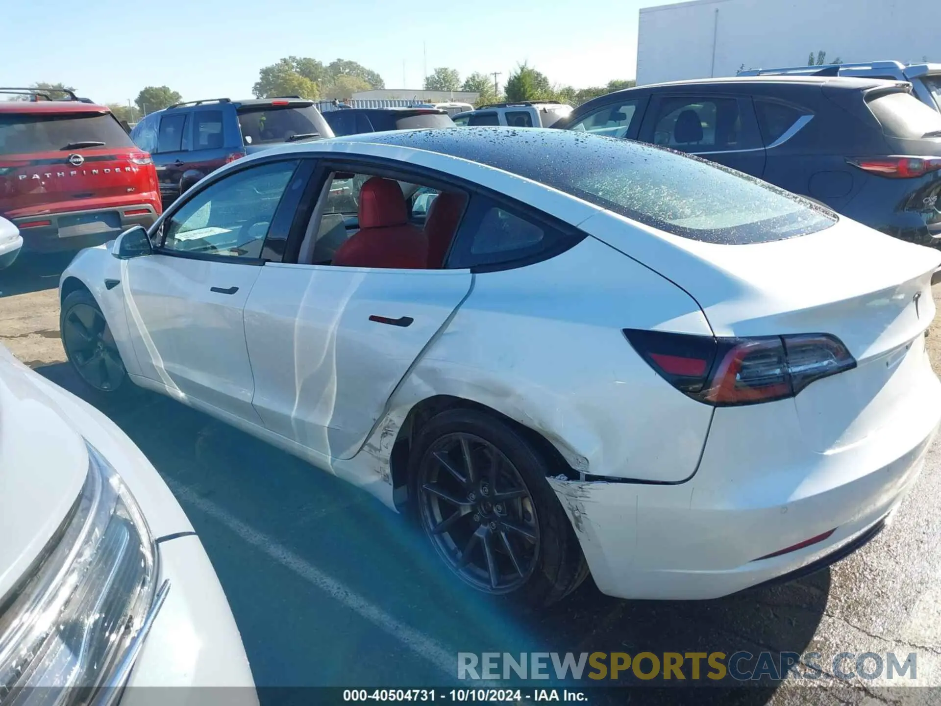 14 Photograph of a damaged car 5YJ3E1EB7MF974757 TESLA MODEL 3 2021