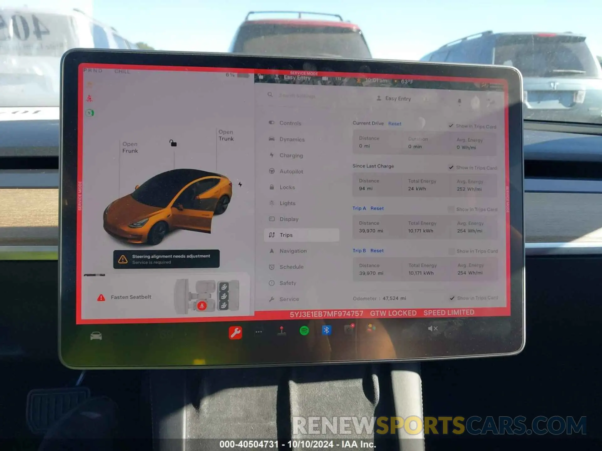 7 Photograph of a damaged car 5YJ3E1EB7MF974757 TESLA MODEL 3 2021