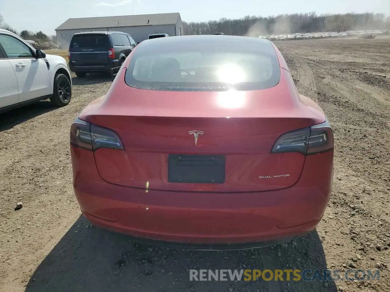 6 Photograph of a damaged car 5YJ3E1EB7MF974869 TESLA MODEL 3 2021