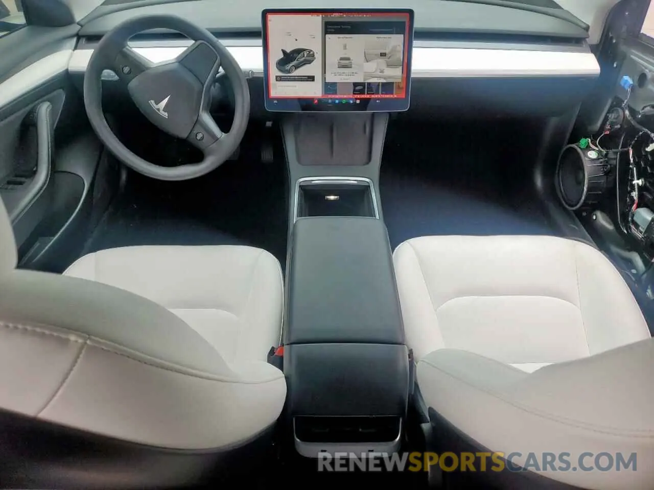 8 Photograph of a damaged car 5YJ3E1EB7MF980705 TESLA MODEL 3 2021