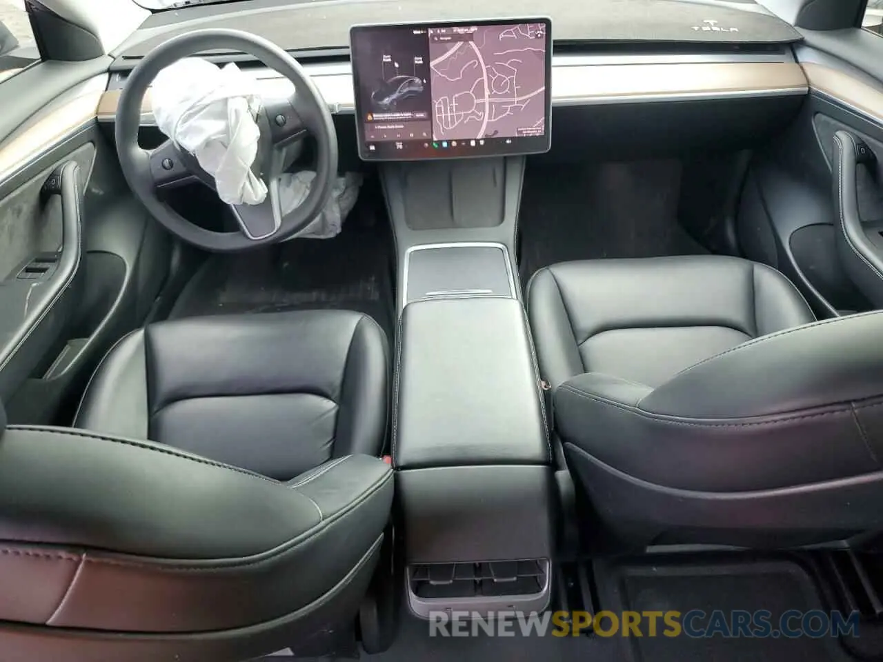 8 Photograph of a damaged car 5YJ3E1EB8MF006859 TESLA MODEL 3 2021