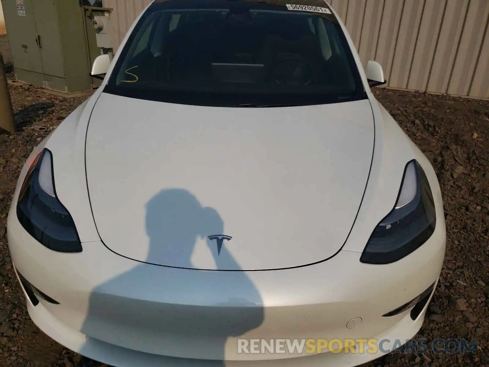 7 Photograph of a damaged car 5YJ3E1EB8MF015495 TESLA MODEL 3 2021