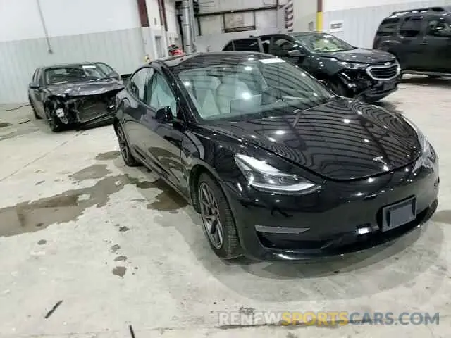 13 Photograph of a damaged car 5YJ3E1EB8MF048996 TESLA MODEL 3 2021