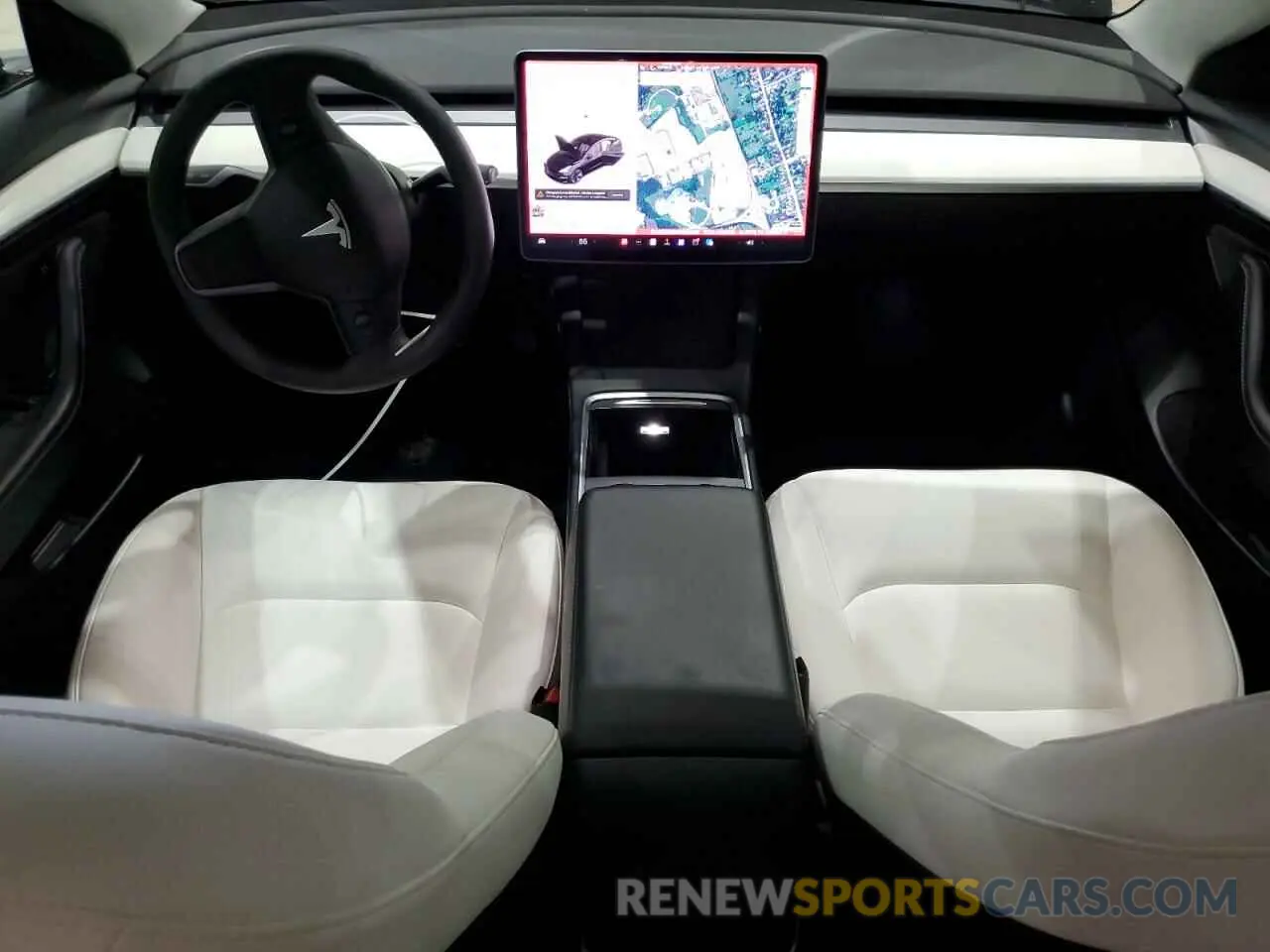 8 Photograph of a damaged car 5YJ3E1EB8MF048996 TESLA MODEL 3 2021