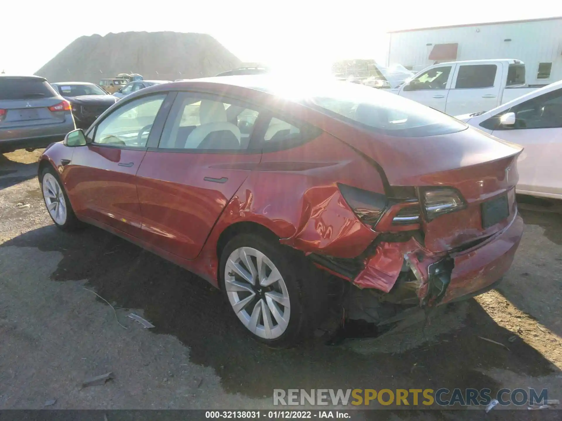 6 Photograph of a damaged car 5YJ3E1EB8MF059738 TESLA MODEL 3 2021