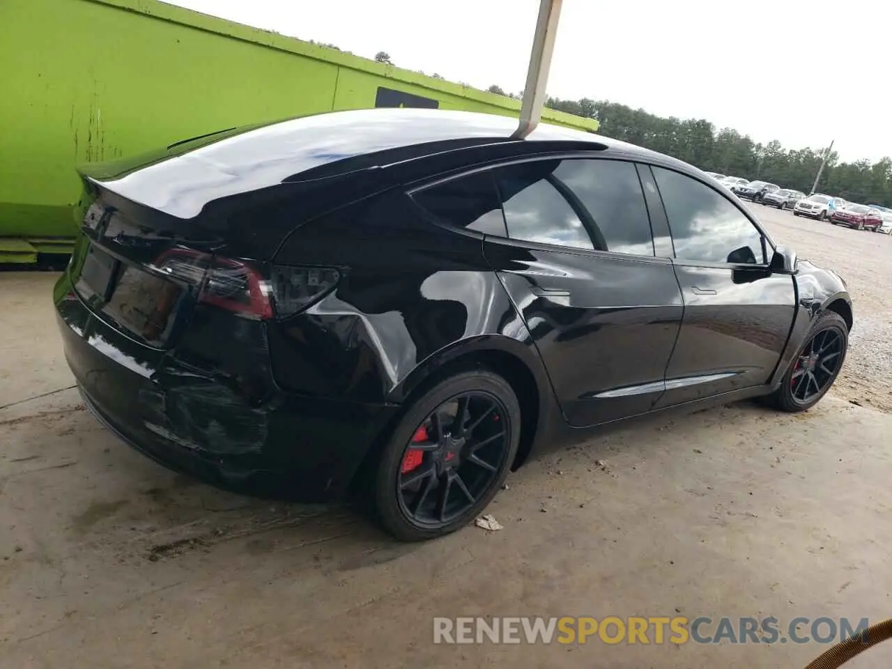 3 Photograph of a damaged car 5YJ3E1EB8MF067399 TESLA MODEL 3 2021