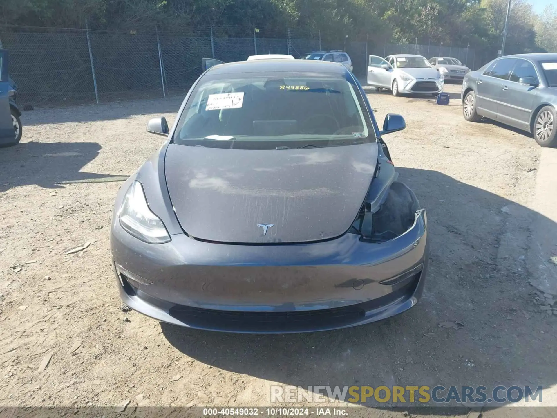 12 Photograph of a damaged car 5YJ3E1EB8MF847886 TESLA MODEL 3 2021