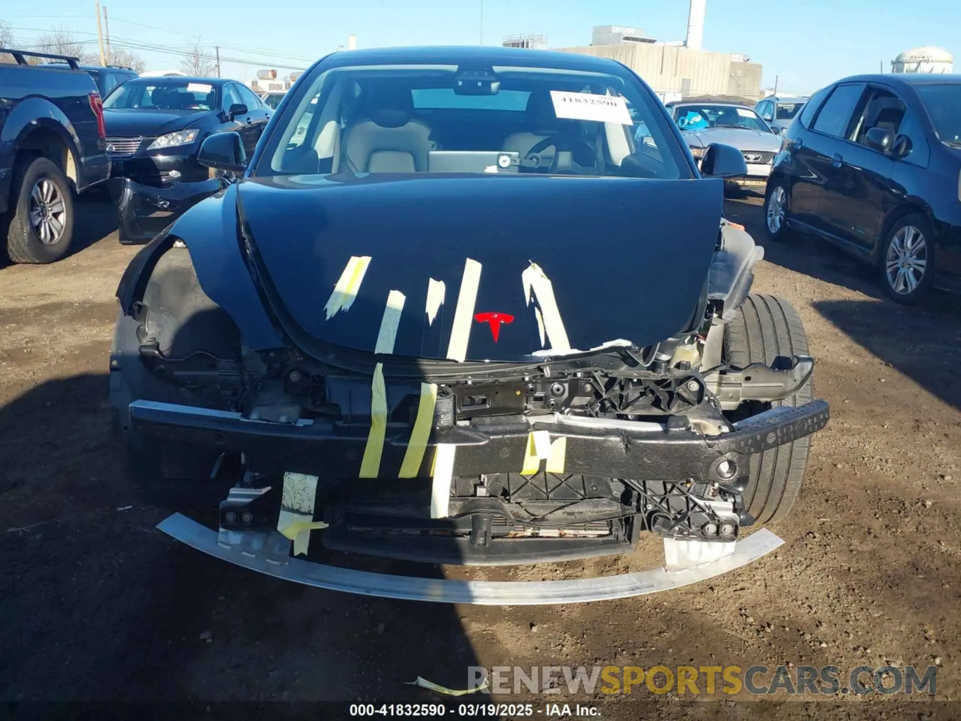 13 Photograph of a damaged car 5YJ3E1EB8MF855227 TESLA MODEL 3 2021