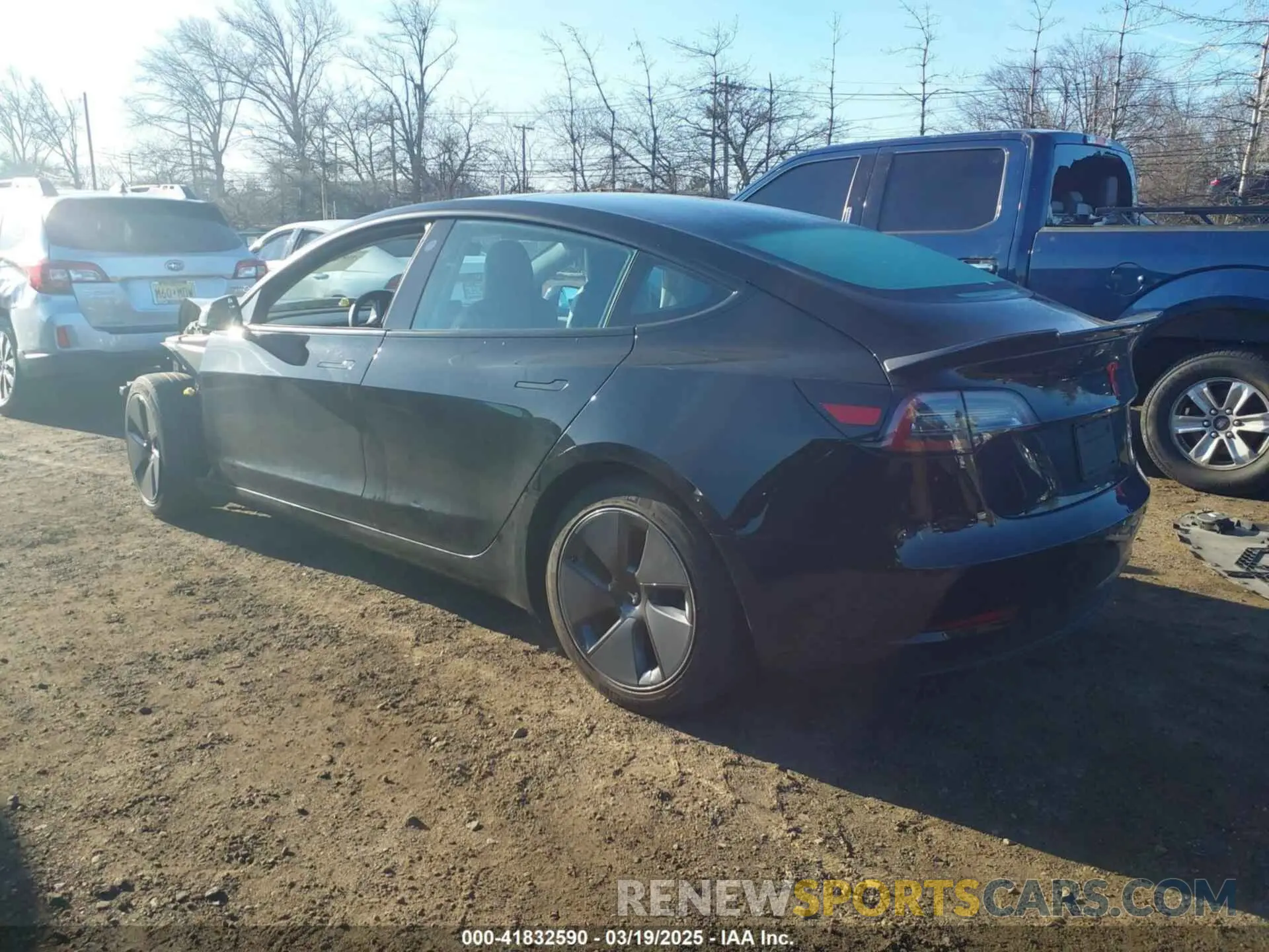 3 Photograph of a damaged car 5YJ3E1EB8MF855227 TESLA MODEL 3 2021
