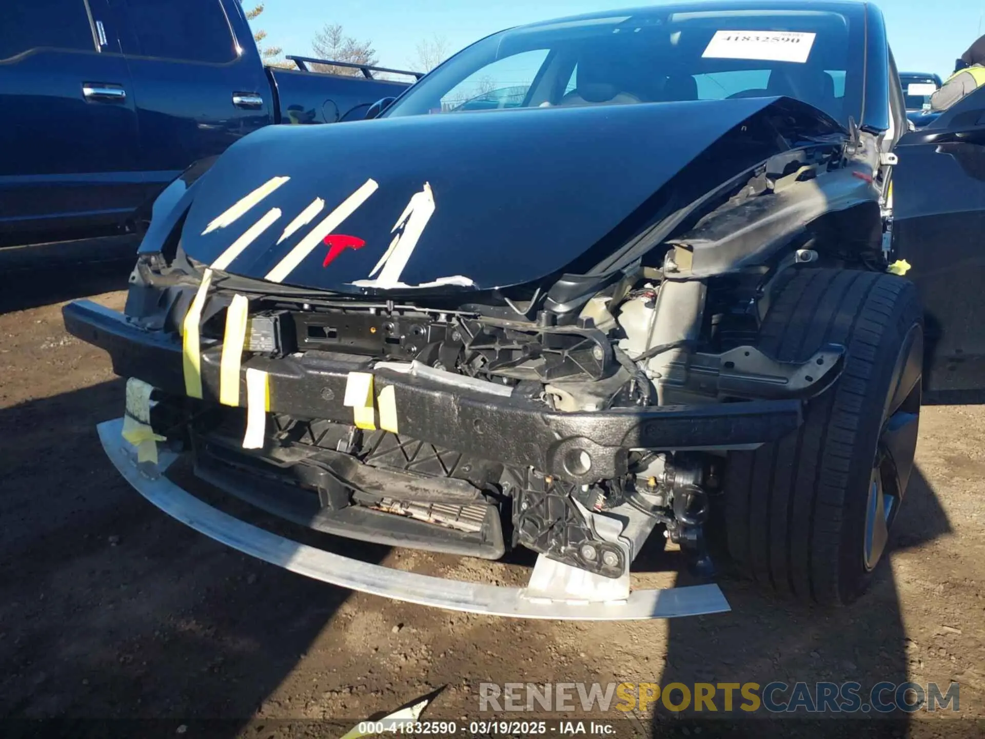 6 Photograph of a damaged car 5YJ3E1EB8MF855227 TESLA MODEL 3 2021