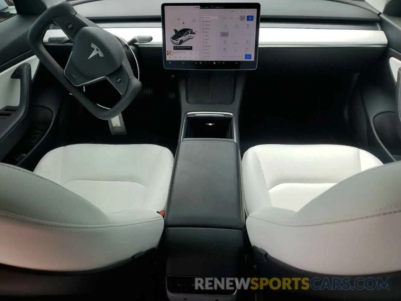 8 Photograph of a damaged car 5YJ3E1EB8MF856040 TESLA MODEL 3 2021