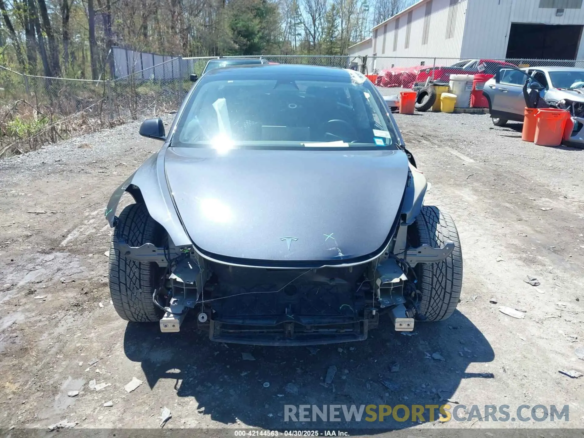 13 Photograph of a damaged car 5YJ3E1EB8MF862002 TESLA MODEL 3 2021